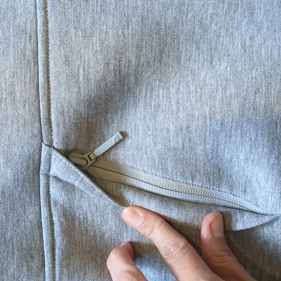 North Face Thermal 3D Snap Hoodie Jacket Women's Small Light Heather Gray - Picture 4 of 6